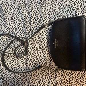 Kate Spade Black Leather Shoulder Bag